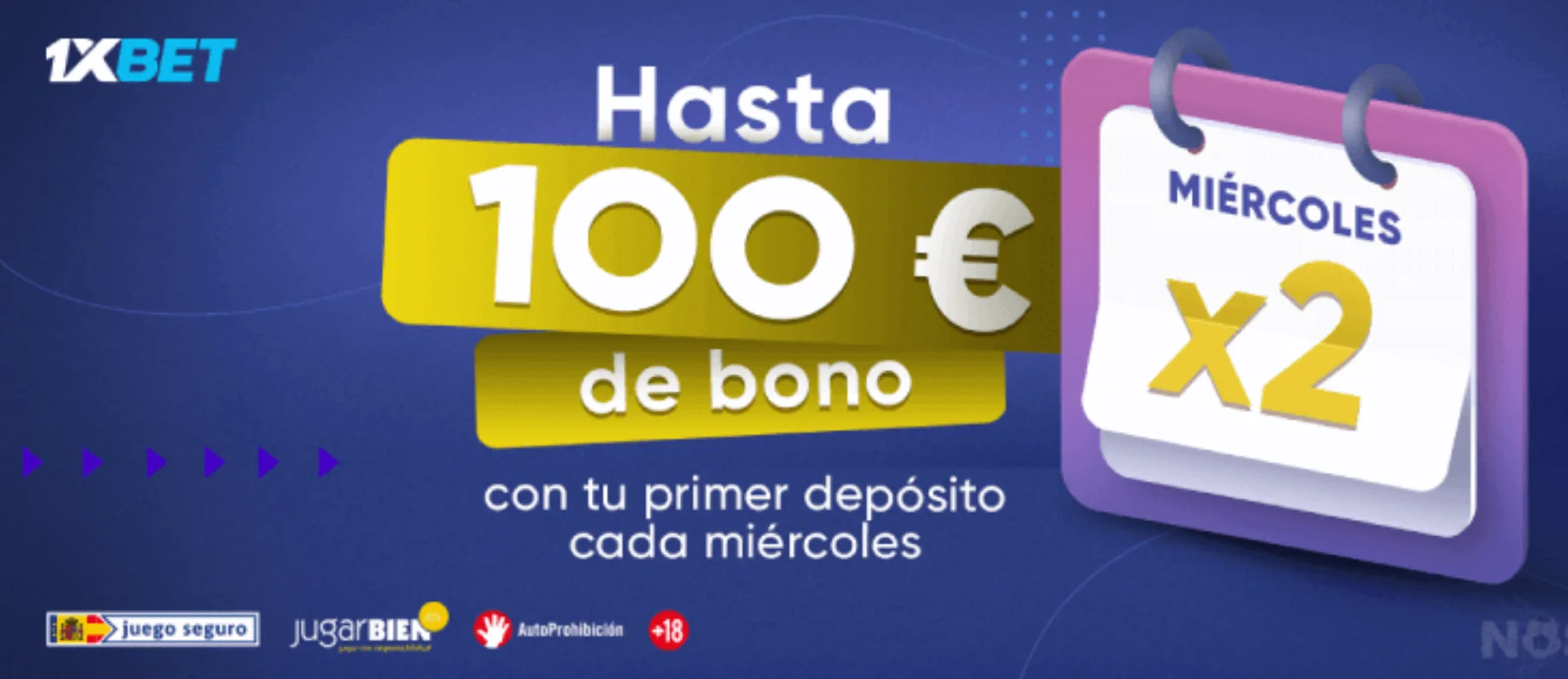 Beneficios de los bonos 1xBet