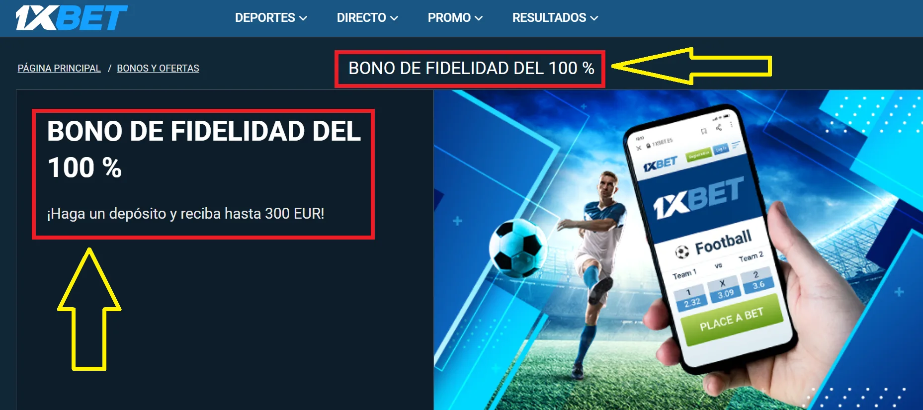 1xBet deposit con sistema de pago electrónico